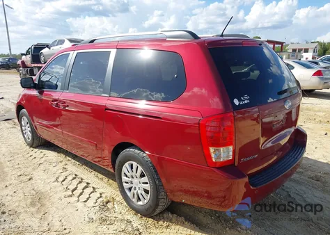 2012 Kia Sedona Lx z USA, uszkodzony, nr VIN KNDMG4C79C6420449